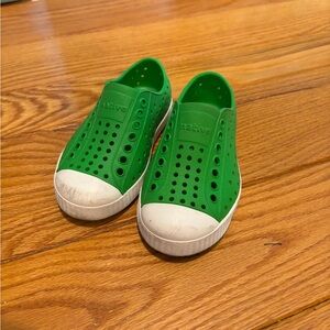 Native Green and White Sneakers Casual Comfort